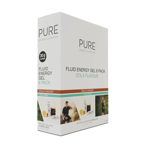 PURE Cola Energy Gel 50g - 8 Pack