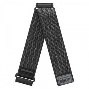 COROS NOMAD 24mm Nylon Watch Band Black - Long