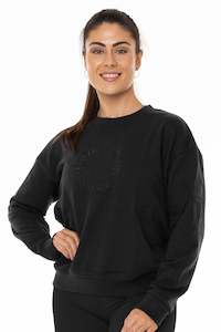 All: Everyday Essential Black Crew Sweater
