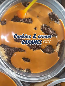 Tubs: CARAMEL COOKIES & CREAM BLISS PROTEIN WEETBIX TUB