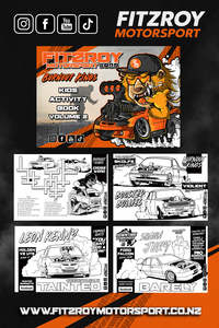 Clothing: Burnout Kings Activity Book - Vol 2