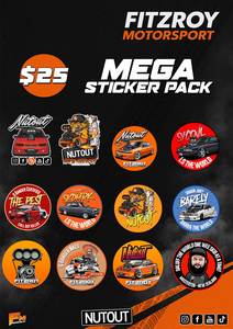 THE ULTIMATE BURNOUT STICKER PACK!