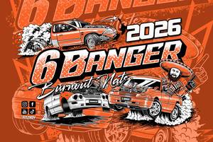 2026 6 Banger Flag - Landscape