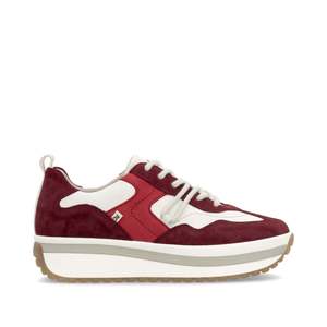 Womens Sneakers: Revolution Ripon Red W0900-35