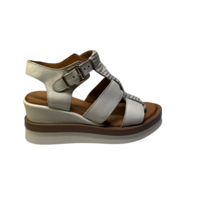 Womens Boots 1: Rilassare Twirly Cream-Gold