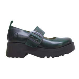Womens Platforms: Fly London Moch 126FLY Petrol