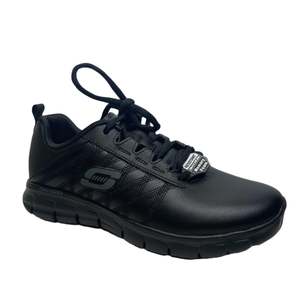 Work Shoes: Skechers Erath Black regular