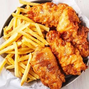 Day Menu: Beer Battered Fish & Chips
