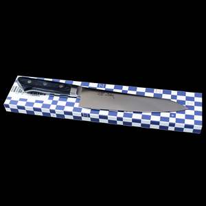 Hand Forged Japanese - Seisuke Seiten Molybdenum Gyuto 180mm with Navy Pakka Handle