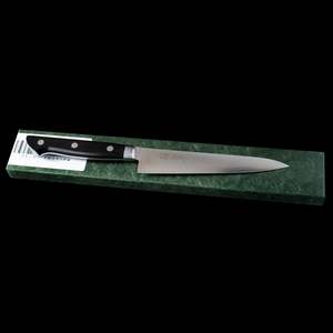 Hand Forged Japanese - Seisuke VG1 Petty 135mm with Black Pakka Handle