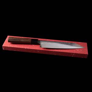 Knives: Hand Forged Japanese - Seisuke Mirror Crossed Bunka Rosewood Handle 180mm