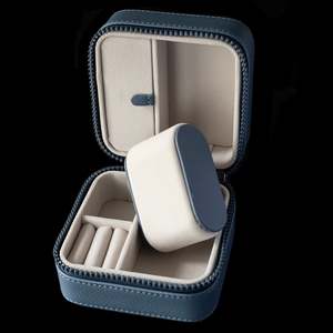 Stackers - Canvas Watch and Jewellery Box - Blue