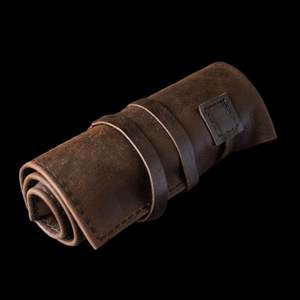 Watch Storage: Watch Roll - Calibre Leather 5 Slot Dark Brown