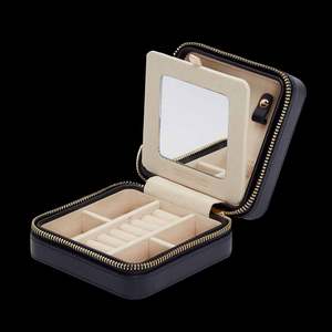 Watch Boxes: Wolf - Marina Small Zip Case Navy