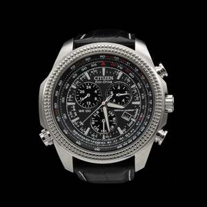 Under 1 000 Pre Owned Watches: Citizen - Eco-Drive Perpetual Calendar Pilot Watch BL5401-09E