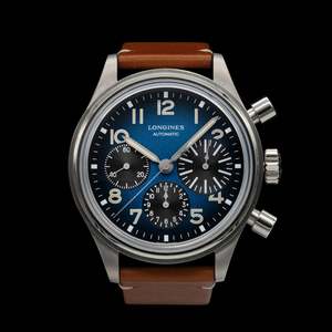 Pre Owned Watches: Longines - 2025 Avigation Bigeye Chronograph Titanium L2.816.1.93.2