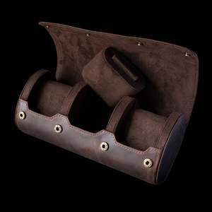 Watch Roll - Luxury Mid Range 3 Slot Brown Slider