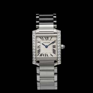 Smaller Watches Pre Owned: Cartier - 2019 Tank Française W4TA0008