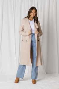 Jackets Coats: Minimalist Collective | Adele Coatigan | Bone