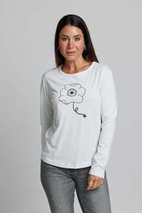 Sale: Stella + Gemma | Long Sleeve Tee | Frost