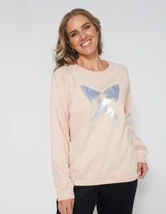 Stella Gemma: Stella + Gemma | Sweater | Blush Silver Arrows