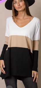 Fresh At Fix: Love Lily The Label | V- Neck Boxy Knit | Camel