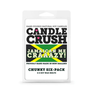 Fresh At Fix: Candle Crush | Jamaican Me Craaazy- Chunky 6 Pack Soy Wax Melts