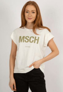 Msch: MSCH | Egret/Aloe STD Seasonal Tee | MSCH Logo