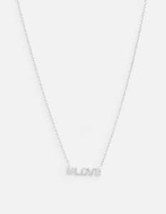 Jewellery: Stella + Gemma | Hashtag Love Necklace | Silver