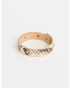 Stella + Gemma | Bracelet | Caramel Snake w/Studs