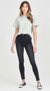 Junk Food Denim: Junkfood Jeans | Bowie Ankle Grazer | Charcoal