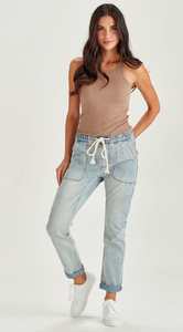 Junk Food Denim: Junkfood Jean | Abi | Pale Blue