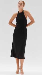 Staple The Label: Staple The Label | Rae Tie Back Dress | Black