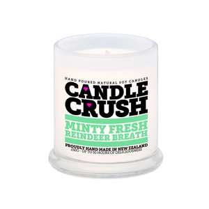 Candle Crush | Minty Fresh Reindeer Breathe Scented Candle