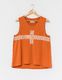 Stella + Gemma | Tank Top | Rust White Cross