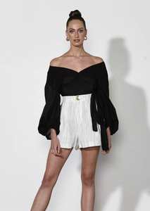 Tops: Fate + Becker | Lazarus Top | Black