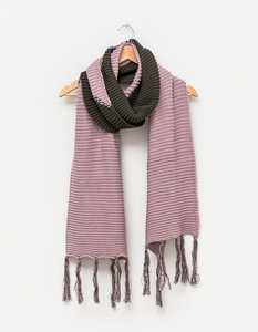 Stella + Gemma | Fringe Scarf | Rose/Olive