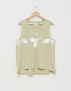 Stella + Gemma | Tank | Matcha with White Cross