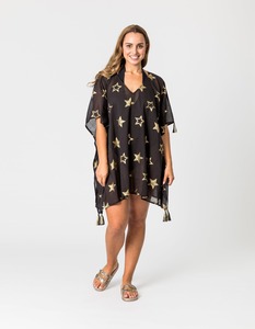 Stella + Gemma | Kaftan | Black Stars