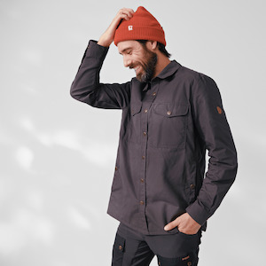 Mens Hiking Shirts: Singi Overshirt M