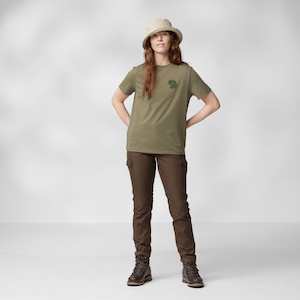 Womens Hiking Shirts: Fox Boxy Logo Tee W