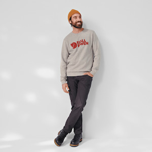 Mens Sweaters: Fjällräven Logo Sweater M