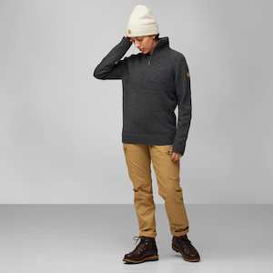 Mens Sweaters: Övik Half Zip Knit W