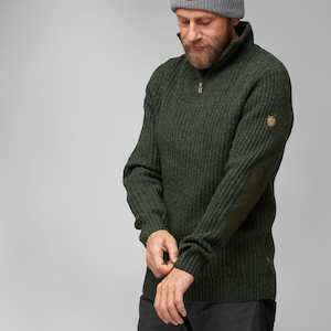 Mens Sweaters: Övik Half Zip Knit M