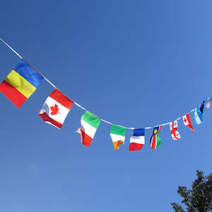Flag Bunting: Rugby Flag Bunting Top 30 Nations