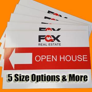 Footpath Signs: Corflute Sign Printing Best Prices NZ