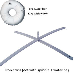 Flag Bases Flag Poles Flag Accessories: Heavy-duty Cross Flag Base + Weight Bag
