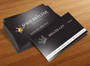 Business Cards Flyers: 500x Business Cards Matt Laminated & Double-sided