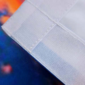 Velcro Back Finishing for Custom Banners Specially Trade Show Wall Banners