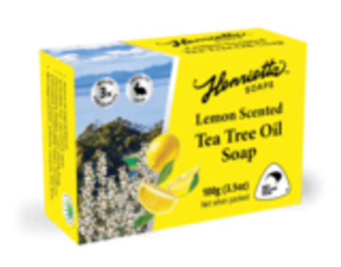 Products: Henrietta Lemon Scented Tea Tree Oil soap (single bar)